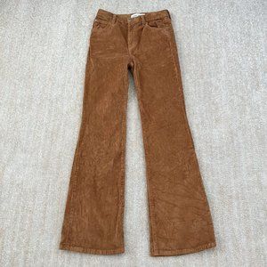 Aritzia Brown Flare & Wide Leg Jeans